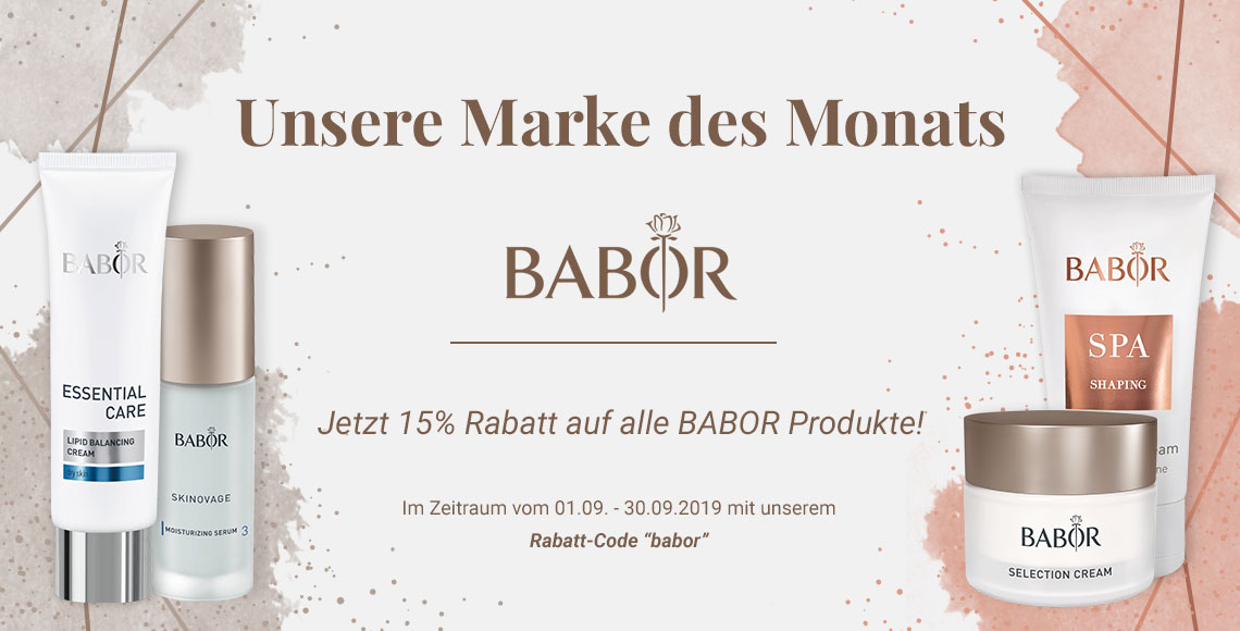 Beautykaufhaus Onlineshop - Marke des Monats BABOR