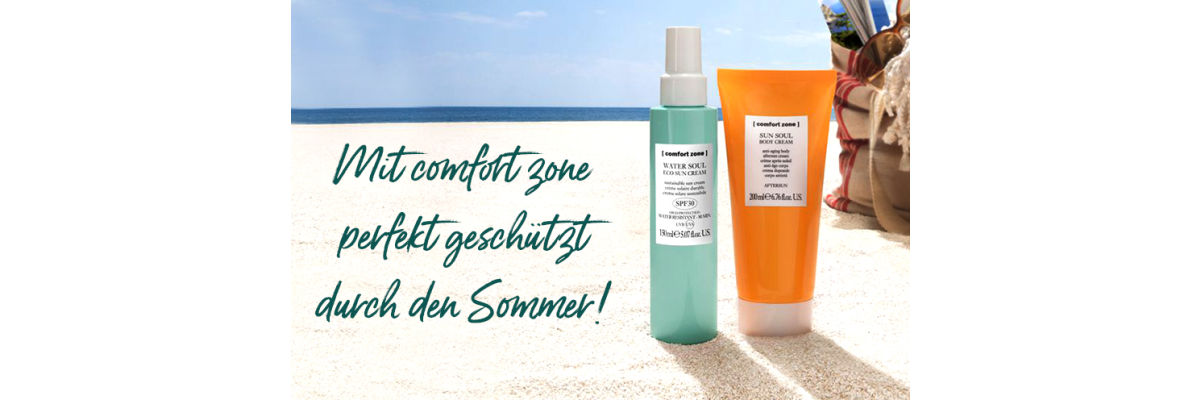 Sonnenschutz – Tipps rund um die richtige Sonnenpflege - comfort zone Sonnenpflege | beautykaufhaus.de
