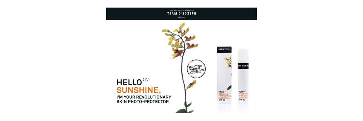 Hallo, ich bin’s. - Naturkosmetik Sonnenpflege von TEAM DR JOSEPH