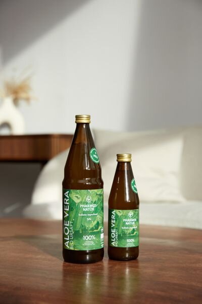 PHARMOS NATUR Aloe Vera Bio Ursaft: 100 % Frischpflanzensaft