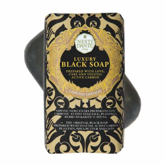 NESTI DANTE Seife Luxury Black Soap mit Aktivkohle 250 g