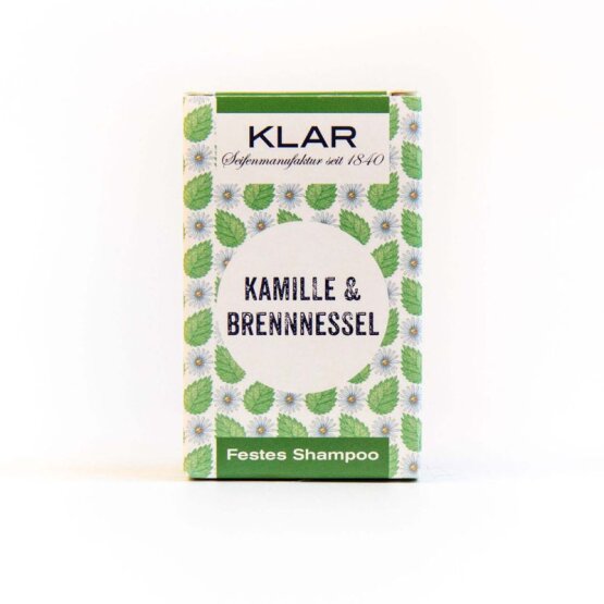 KLAR festes Shampoo Kamille & Brennnessel