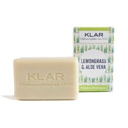 KLAR festes Shampoo Lemongras & Aloe