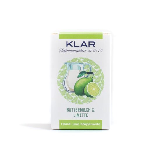 Klars Buttermilch & Limettenseife