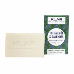 KLAR fester Conditioner Teebaumöl & Lavendel