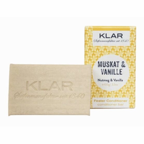 KLAR fester Conditioner Muskat & Vanille