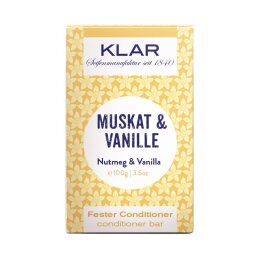 KLAR fester Conditioner Muskat & Vanille