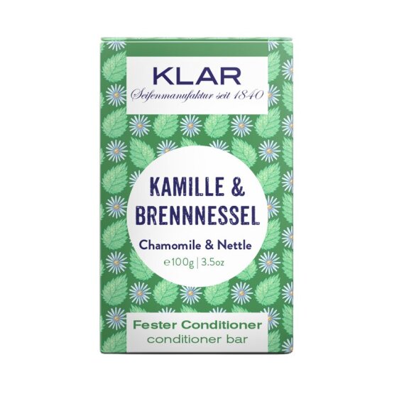 KLAR fester Conditioner Kamille & Brennnessel