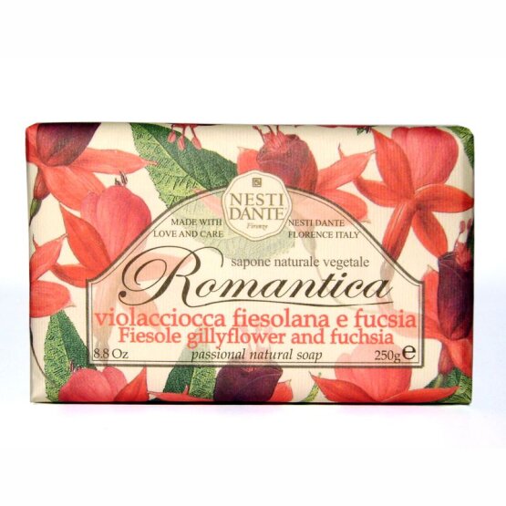 NESTI DANTE Seife romantica Fiesole Levkoje & Fuchsia