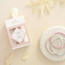BACHCA Large elastics x9 pastel-colored and lurex - Nora