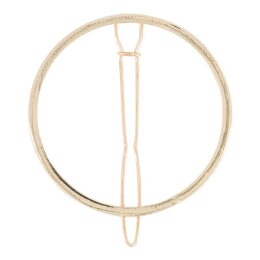 BACHCA Round metal barrette - Emma