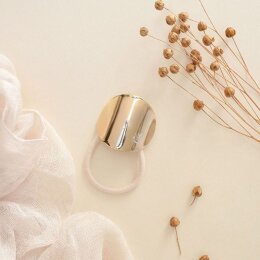 BACHCA Elastic with round metal charm - Jeanne