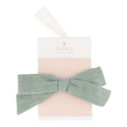 BACHCA Clip with green fabric bow - Alice