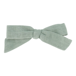 BACHCA Clip with green fabric bow - Alice
