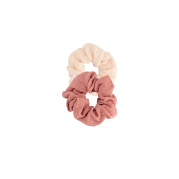 BACHCA Set of 2 cotton gauze scrunchies