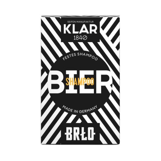 Klars festes Shampoo Bier