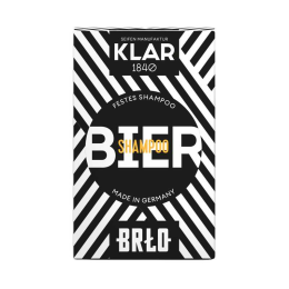 Klars festes Shampoo Bier