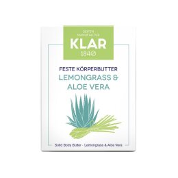 KLAR feste Körperbutter Lemongras