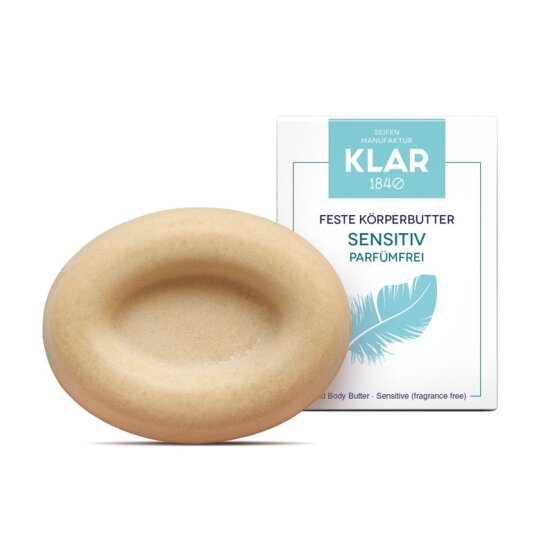 KLAR feste Körperbutter Sensitiv