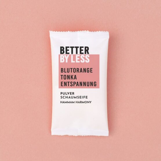 BETTER BY LESS Sachet Pulverschaumseife Hammam Harmony