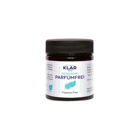 Klar´s Deocreme parfümfrei