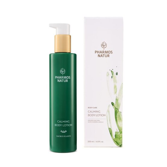 PHARMOS NATUR Body Lotion WHITE FLOWERS & VANILLA CALMING