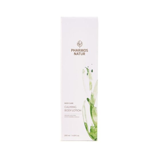 PHARMOS NATUR Body Lotion WHITE FLOWERS & VANILLA CALMING