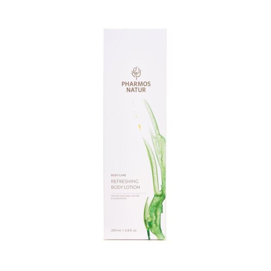 PHARMOS NATUR Body Lotion VETIVER & SANDALWOOD REFRESHING