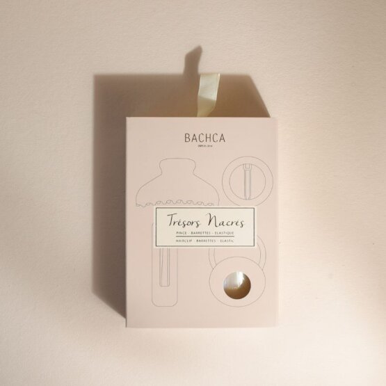 BACHCA Coffret Trésors Nacrés Clip + Barrette + round clip + elastic