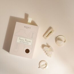 BACHCA Coffret Trésors Nacrés Clip + Barrette + round clip + elastic