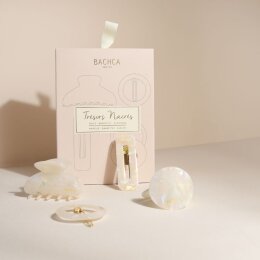 BACHCA Coffret Trésors Nacrés Clip + Barrette + round clip + elastic