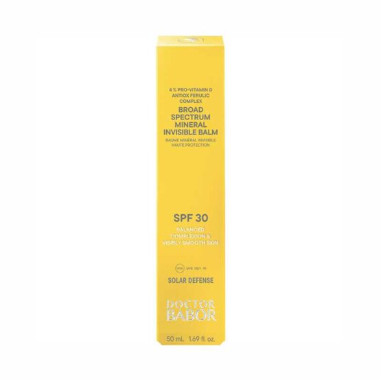 DOCTOR BABOR SOLAR DEFENSE Broad Spectrum Mineral Invisible Balm SPF 30