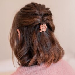 BACHCA 2 Pink Silk Scrunchies