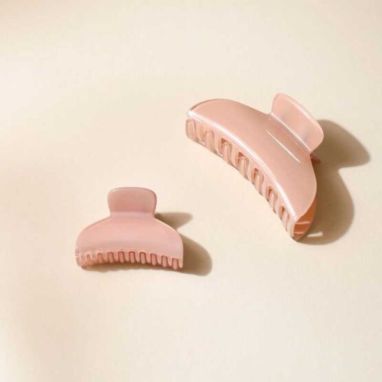 BACHCA Candy pink opaline claw clip