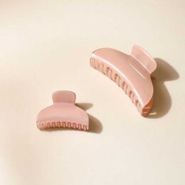 BACHCA Candy pink opaline claw clip