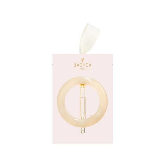 BACHCA Round hair clip ivory