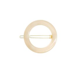 BACHCA Round hair clip ivory