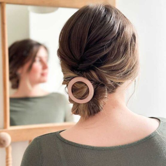 BACHCA Round hair Clip candy pink