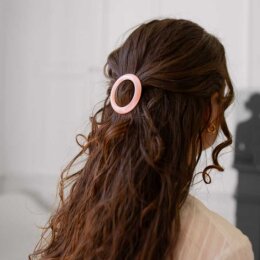 BACHCA Round hair Clip candy pink