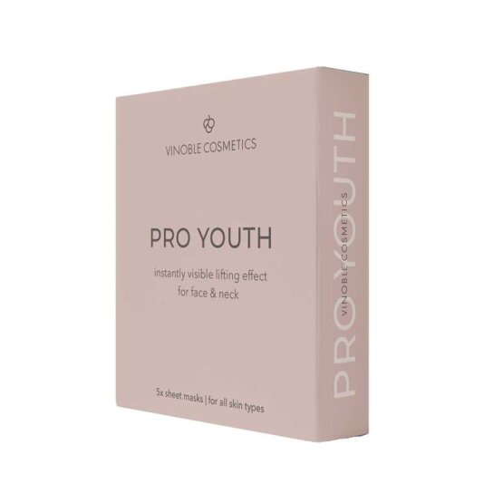 Vinoble Cosmetics pro youth lifting mask 5 Stück