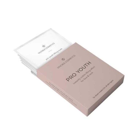 Vinoble Cosmetics pro youth lifting mask 5 Stück