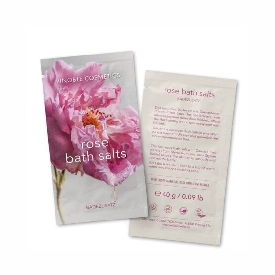 Vinoble Cosmetics Rosen-Badesalz